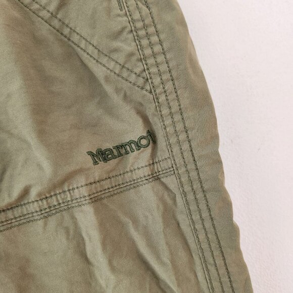 Marmot Olive Green Hiking Pants Adjustable Length Outdoors Rugged Women's 10 - Picture 10 of 14